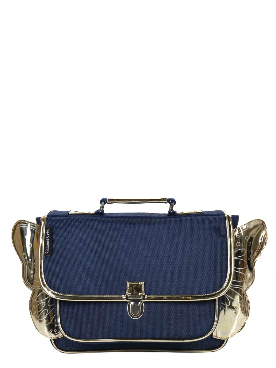 Mini Cartable Caramel & Cie Ailé Papillon 32 cm | Cartable Scolaire Léger et Pratique – Image 2