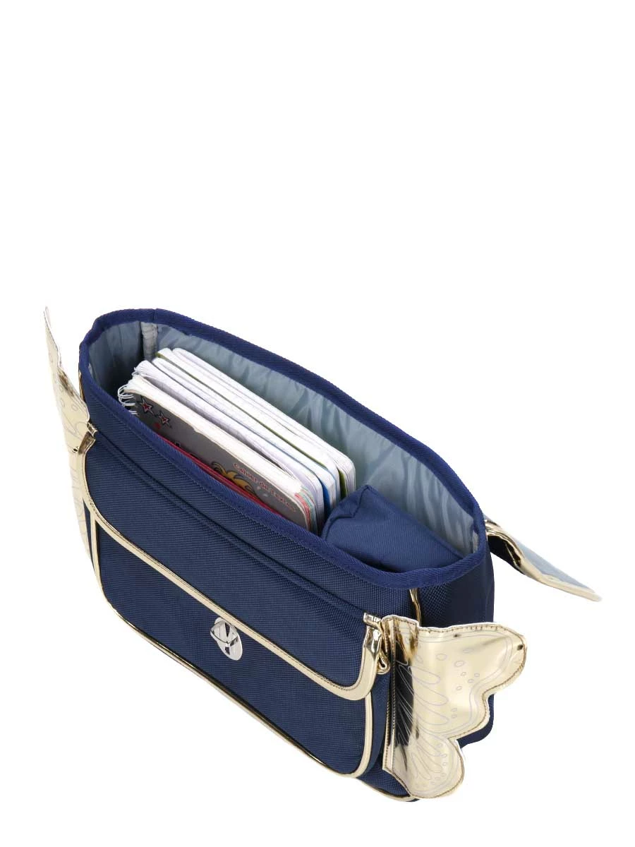 Mini Cartable Caramel & Cie Ailé Papillon 32 cm | Cartable Scolaire Léger et Pratique – Image 9