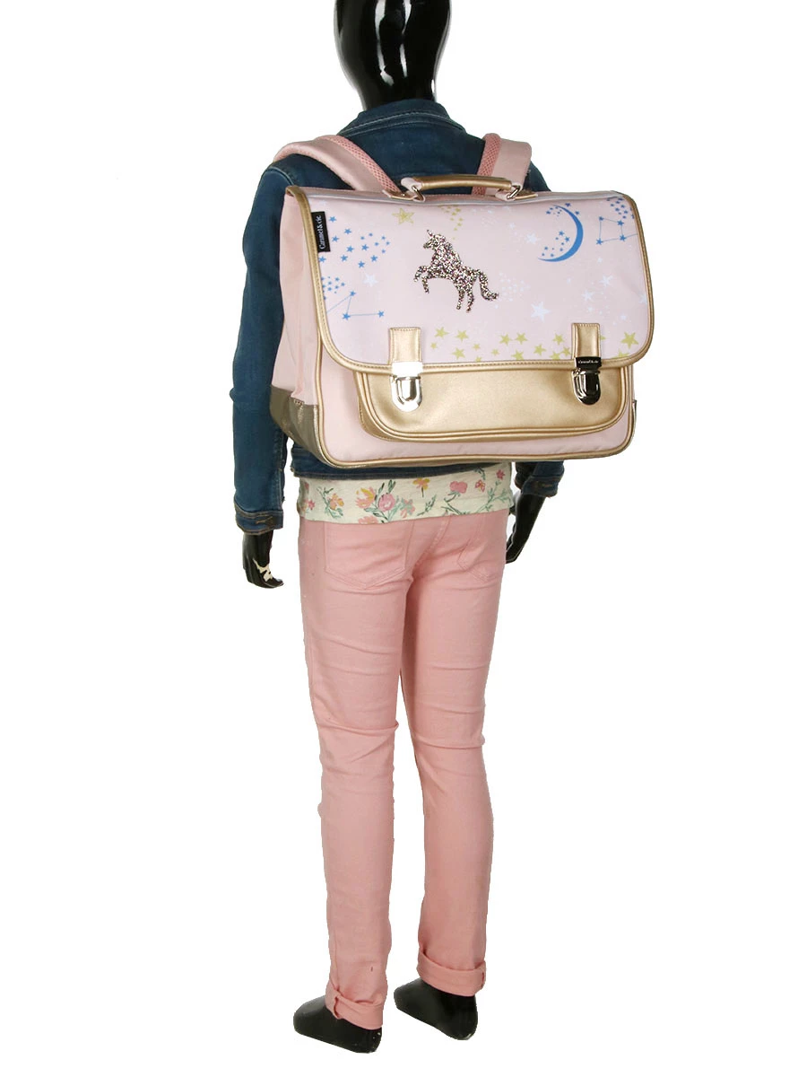 Cartable Scolaire Grand Caramel & Cie Constellation 41 cm - Léger et Résistant – Image 13