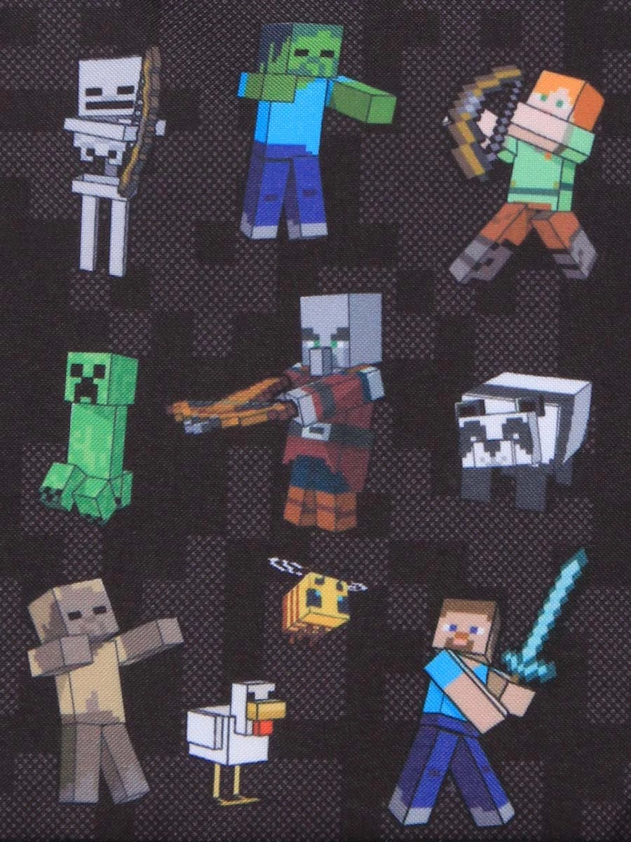 Cartable Minecraft Skins 38 Cm - Idéal pour l'école | Coloris Variés – Image 4