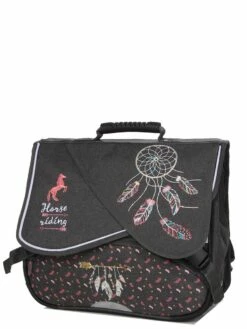 Cartable Cheval Dream Catcher 38 Cm - Sac à Dos Scolaire Léger et Résistant