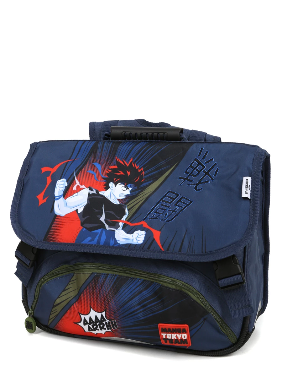 Cartable Manga 38 Cm - Sac à Dos Scolaire Léger et Pratique