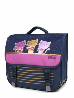 Cartable Lili Lou X Philéas Glam 38 Cm - Sac à Dos Scolaire Élégant et Pratique