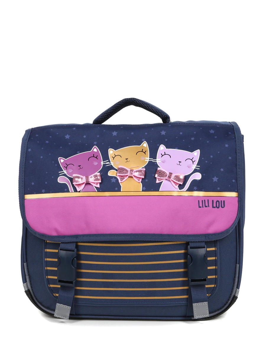 Cartable Lili Lou X Philéas Glam 38 Cm - Sac à Dos Scolaire Élégant et Pratique – Image 2