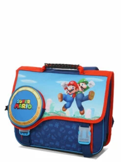 Cartable Super Mario Etoile D'Or 38 Cm - Idéal pour l'école