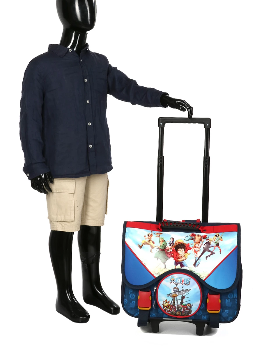 Cartable à Roulettes One Piece 41 Cm - Scolaire Léger et Pratique – Image 16