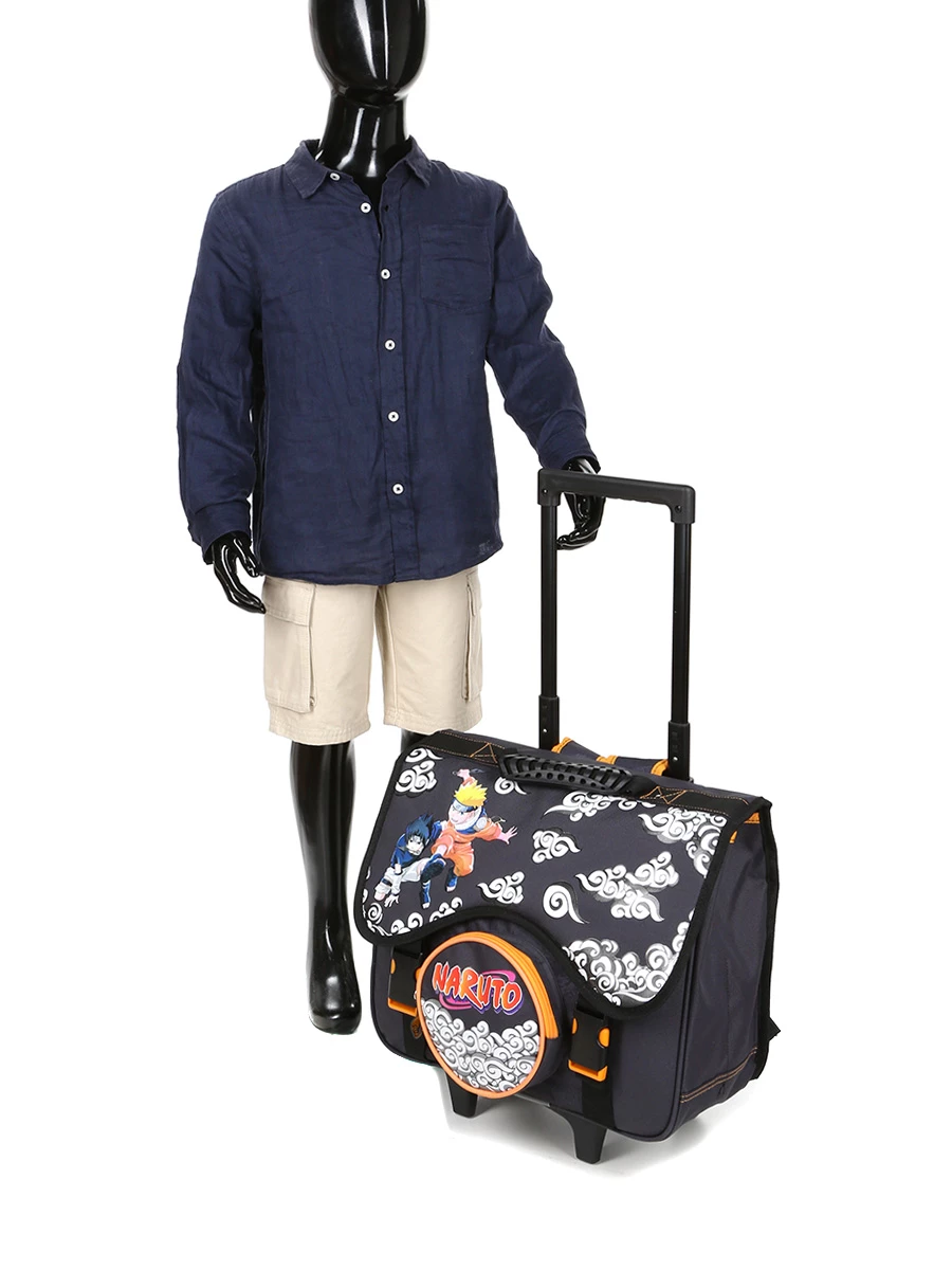 Cartable à Roulettes Naruto 41 Cm - Idéal pour l'École - Design Anime – Image 15