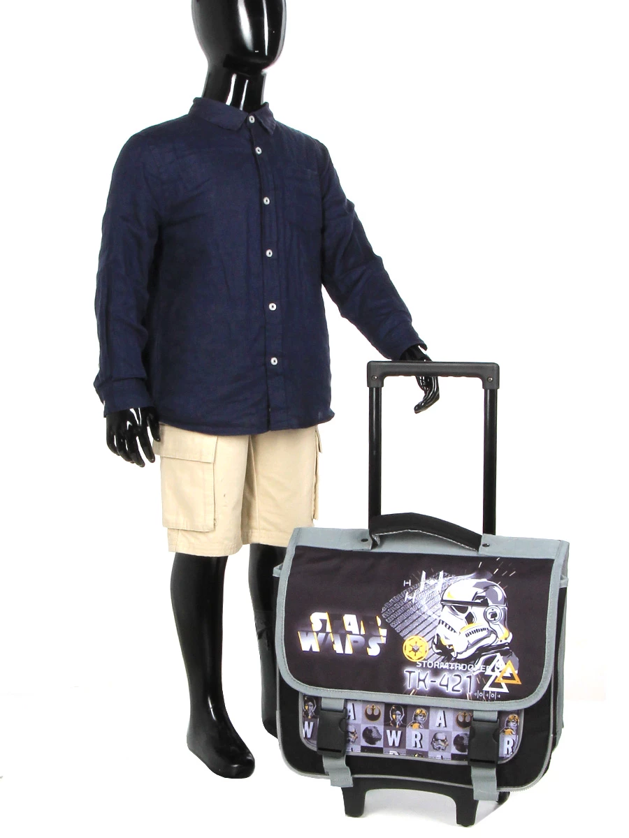 Cartable à Roulettes Disney Star Wars Stormtrooper 38 cm - Idéal pour l'école – Image 14