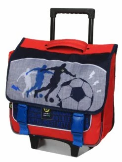 Cartable à Roulettes Ligue 1 - 38 Cm | Sac à Dos École Pratique et Léger
