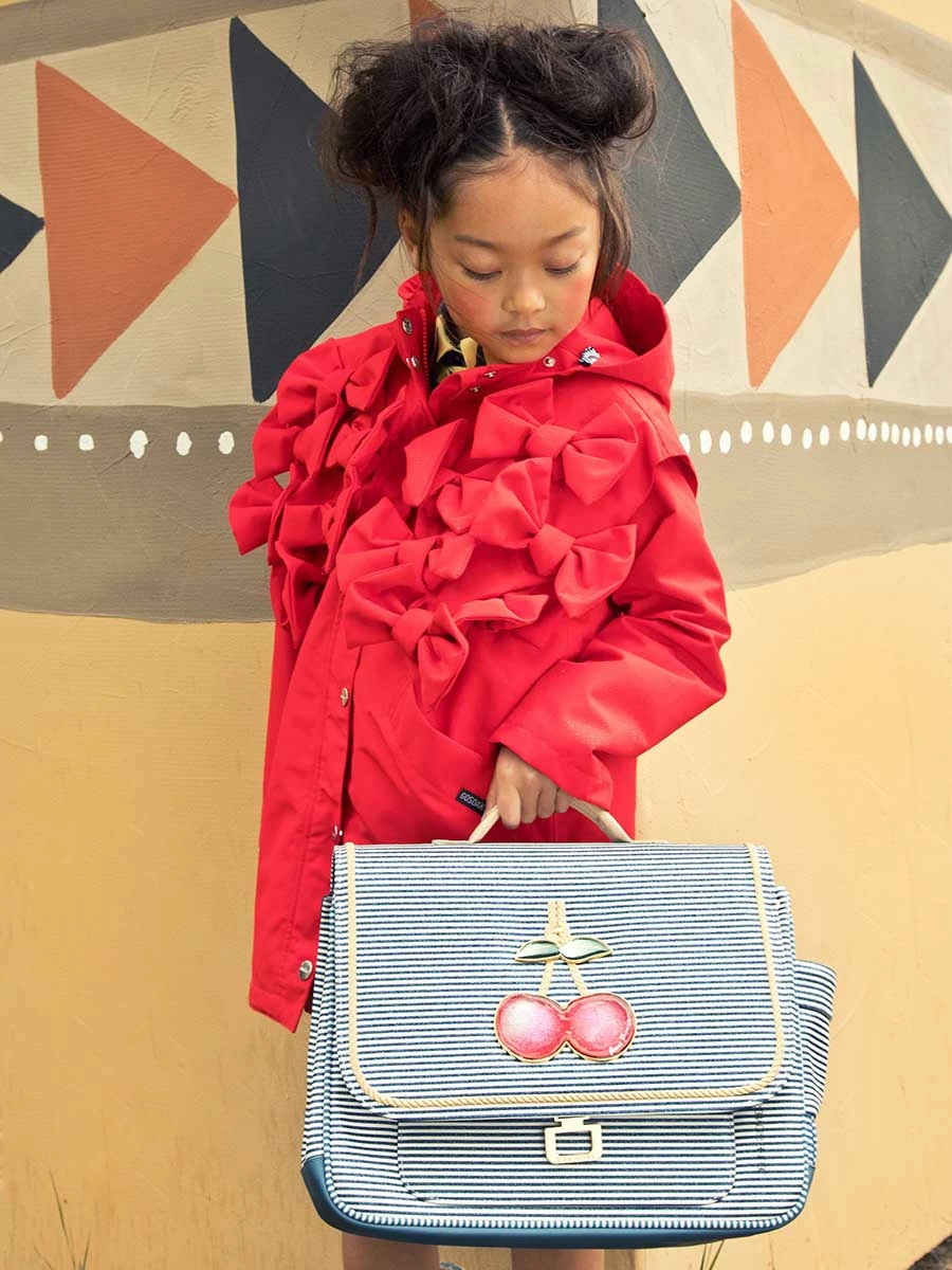 Cartable Jeune Premier It Bag Midi Glazed Cherry 38 cm - Sac à Dos Scolaire Élégant et Pratique – Image 15