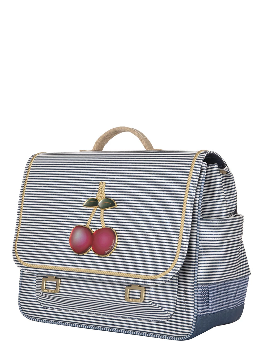Cartable Jeune Premier It Bag Midi Glazed Cherry 38 cm - Sac à Dos Scolaire Élégant et Pratique