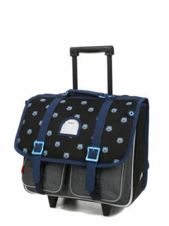 Cartable à Roulettes Kickers Boy Tiger 38 cm - Pratique et Léger pour l'École