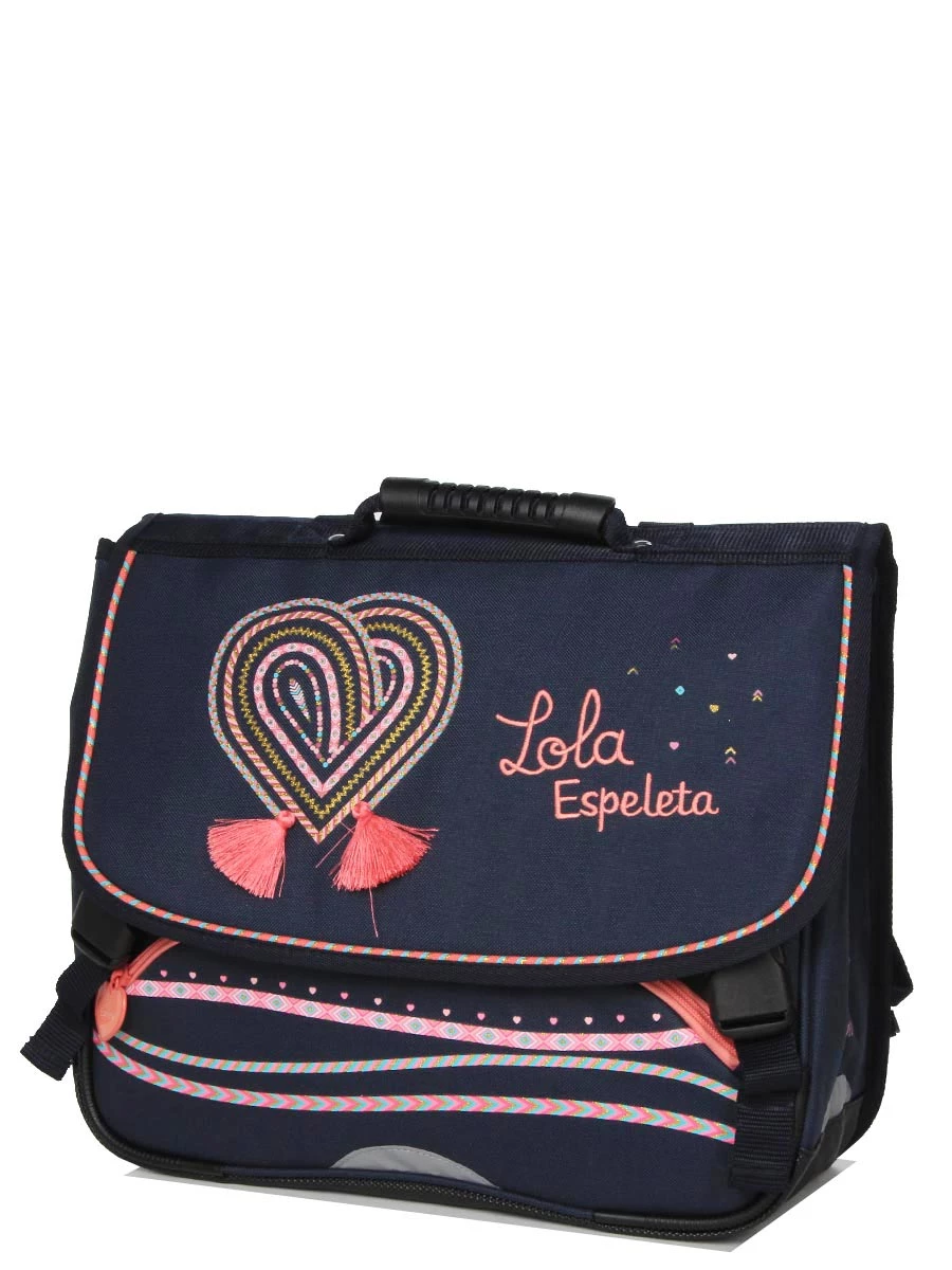 Cartable Lola Espeleta Love 38 cm - Modèle Élégant pour Écoliers - Cartables Scolaires