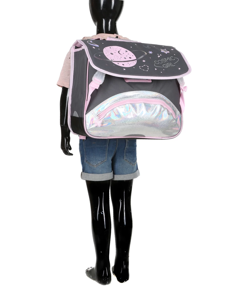 Cartable Oberthur Cosmic Girl 38 Cm - Sac à dos scolaire pratique et stylé – Image 13