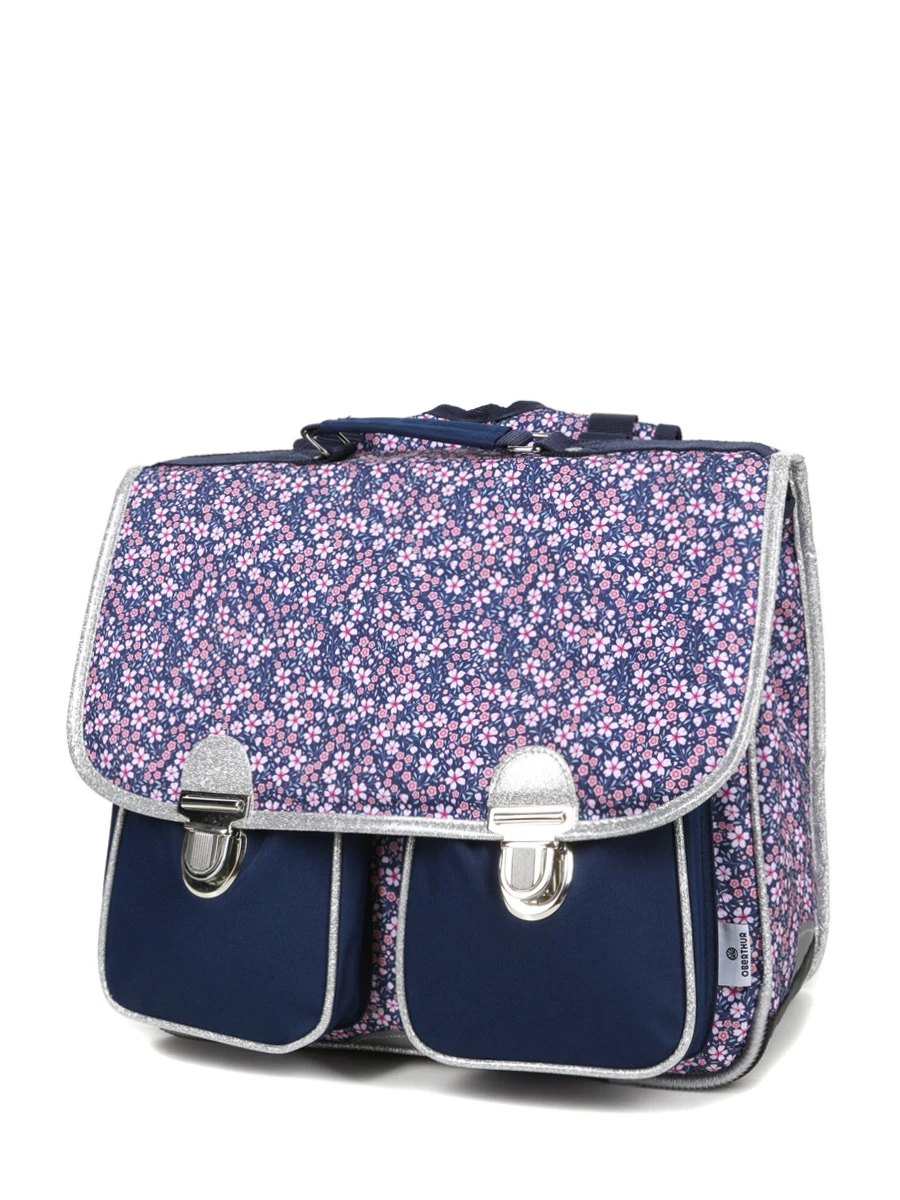Cartable Oberthur Flowers 38 Cm - Sac à dos scolaire pratique et élégant