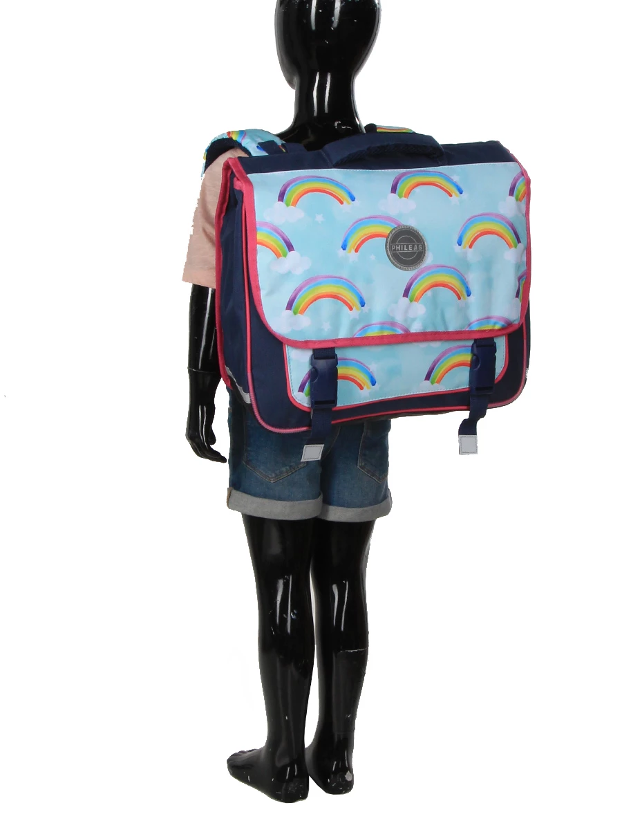 Cartable Philéas Wild Rainbow 38 Cm - Sac à Dos Scolaire Moderne et Robust – Image 12