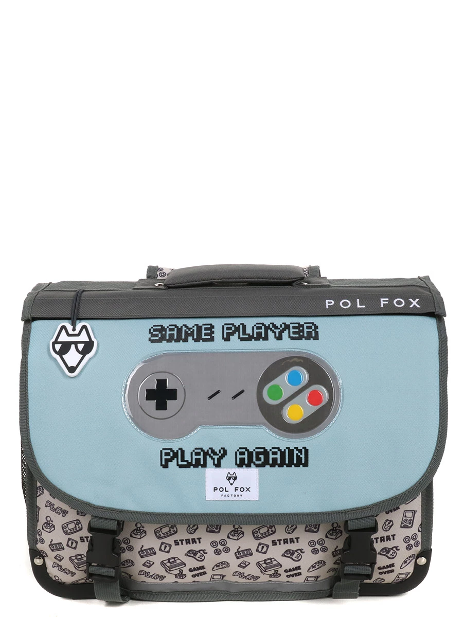 Cartable Réversible Pol Fox Gamer 41 cm - Idéal pour l'école | Design Polyvalent et Durable – Image 2