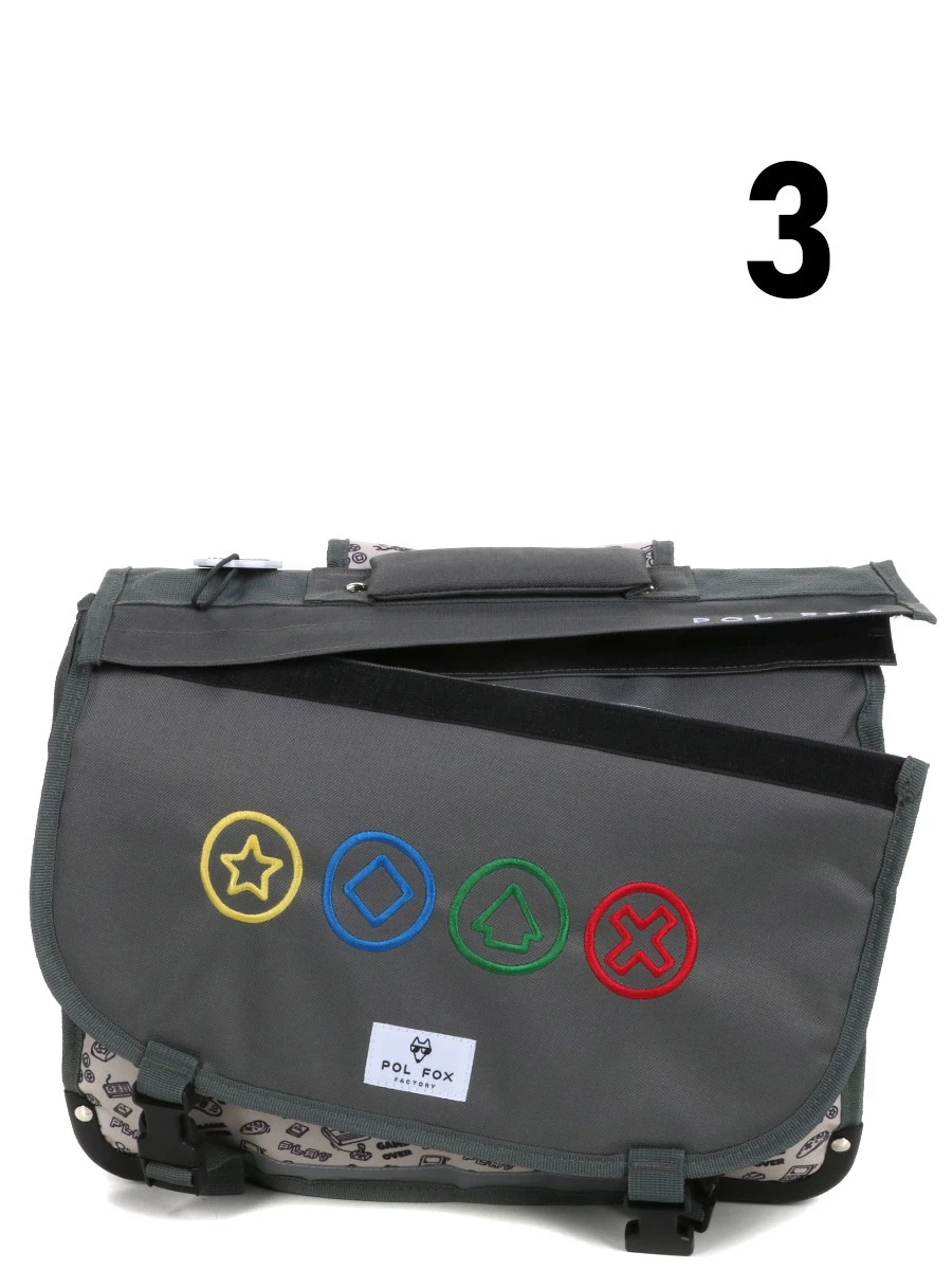 Cartable Réversible Pol Fox Gamer 41 cm - Idéal pour l'école | Design Polyvalent et Durable – Image 14