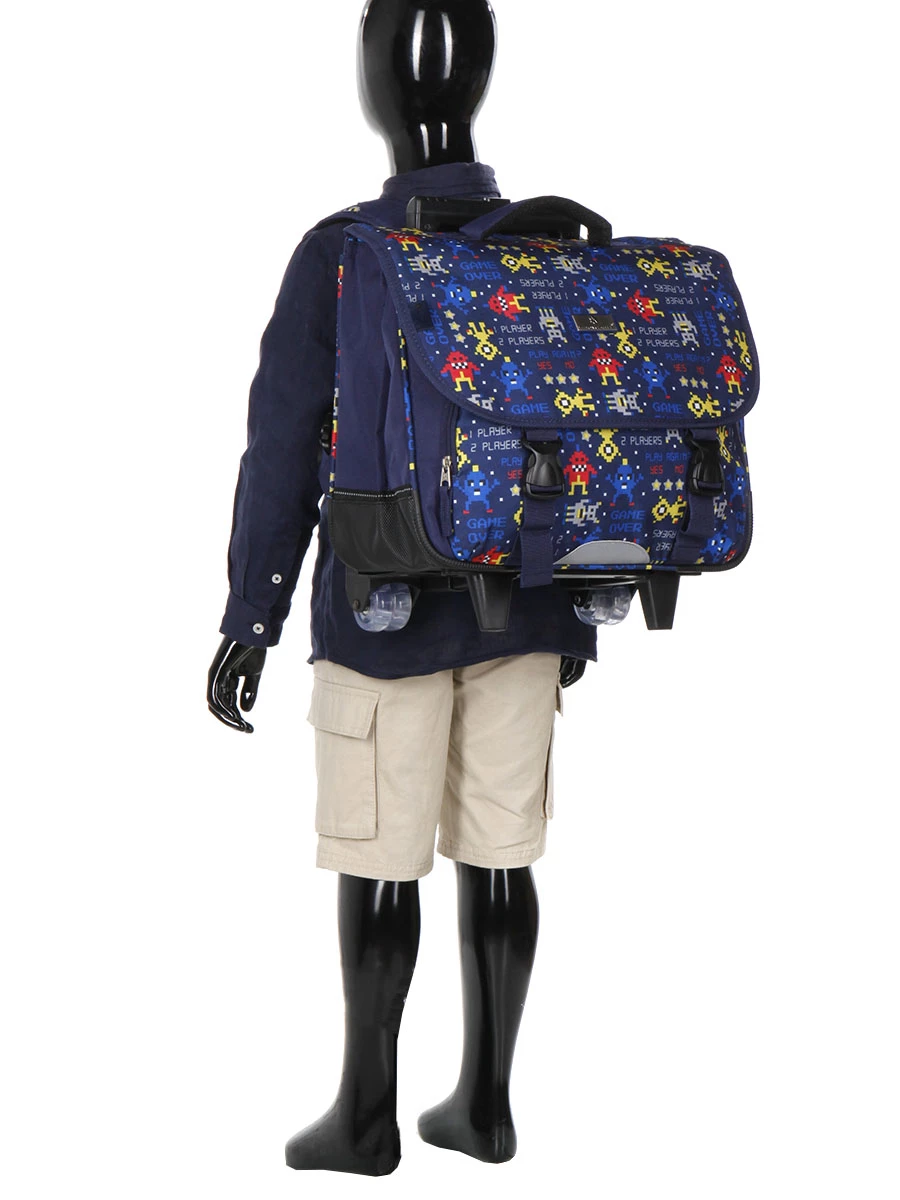 Cartable à Roulettes Snowball Kid Robot 38 Cm - Cartables Scolaires Ergonomiques – Image 19