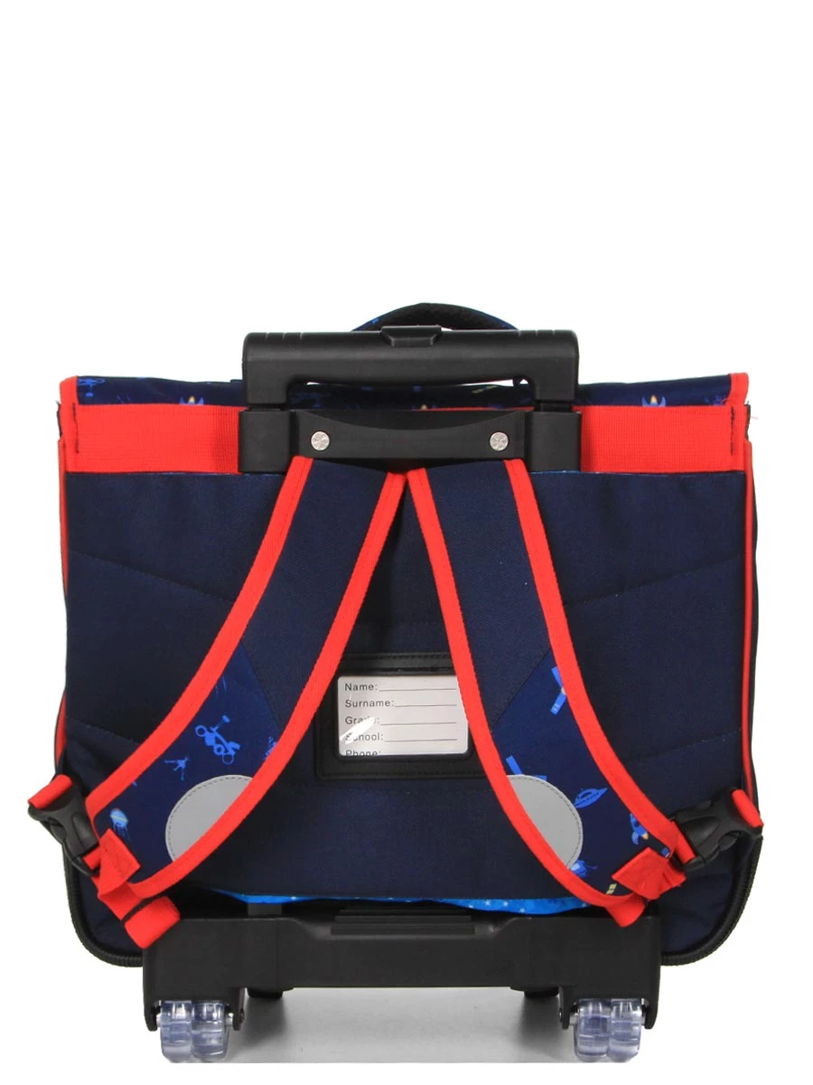 Cartable à Roulettes Snowball Kid Robot Dino 41 Cm - Idéal pour l'École – Image 4