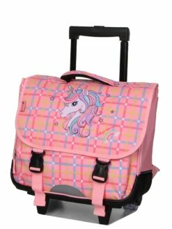 Cartable à Roulettes Snowball Romantique Licorne 38 Cm - Idéal pour l'École