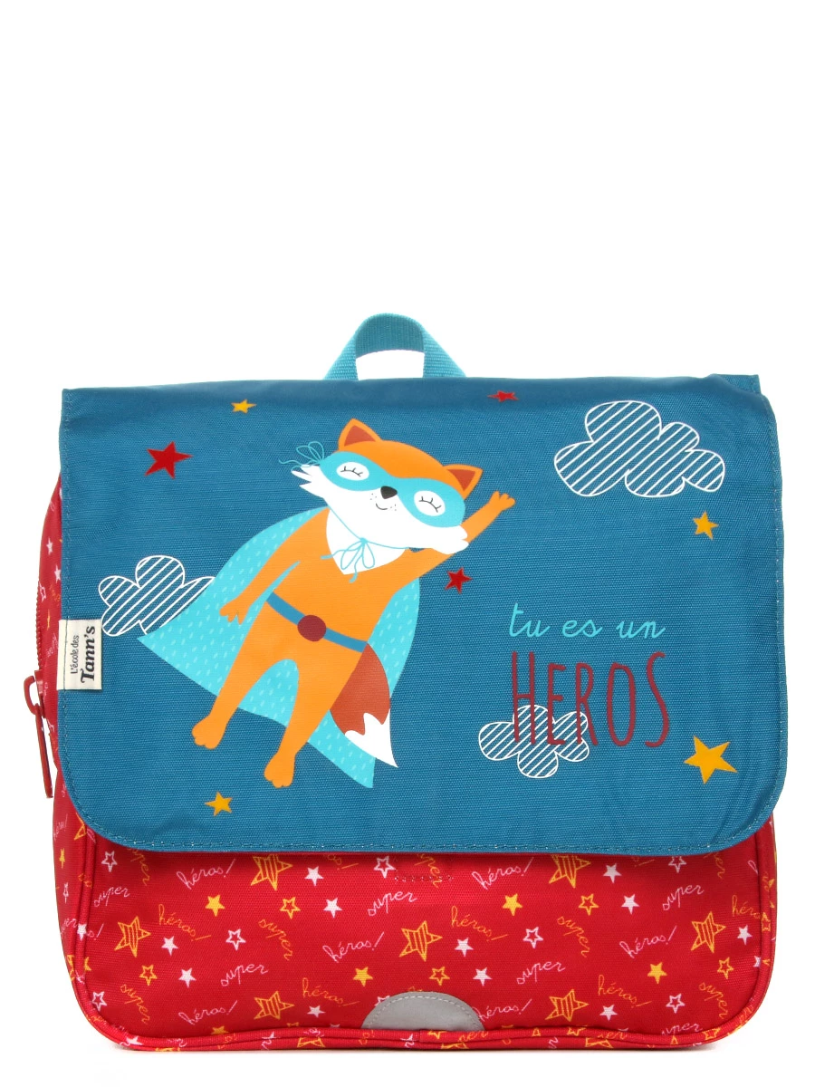Cartable L'école Des Tann's Super-héros 29 cm - Idéal pour l'école | Léger et Solide – Image 2