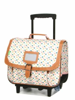 Cartable à Roulettes Tann's Les Fantaisies Claire 38 Cm - Idéal pour l'école