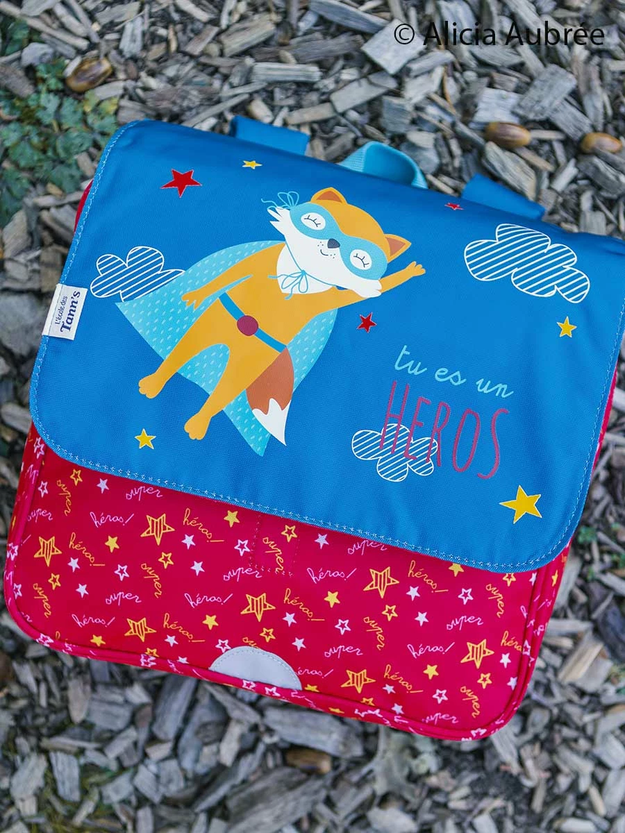 Cartable L'école Des Tann's Super-héros 29 cm - Idéal pour l'école | Léger et Solide – Image 15