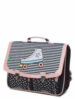 Cartable Scolaire Tann's Léa 38 Cm - 2 Boucles | Léger et Robuste pour Élèves