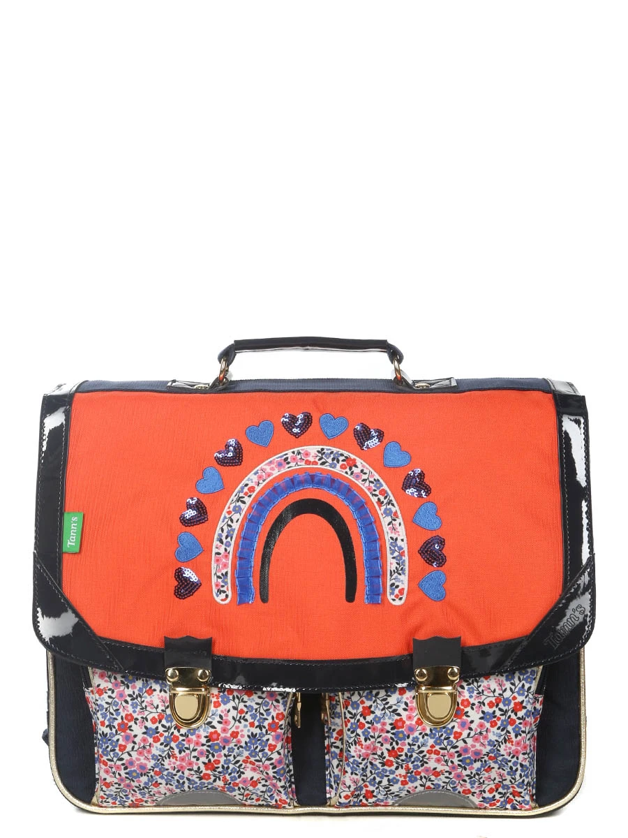 Cartable Tann's Jeanne 38 Cm - 2 Boucles | Cartable Scolaire Léger et Résistant | Idéal pour École – Image 2