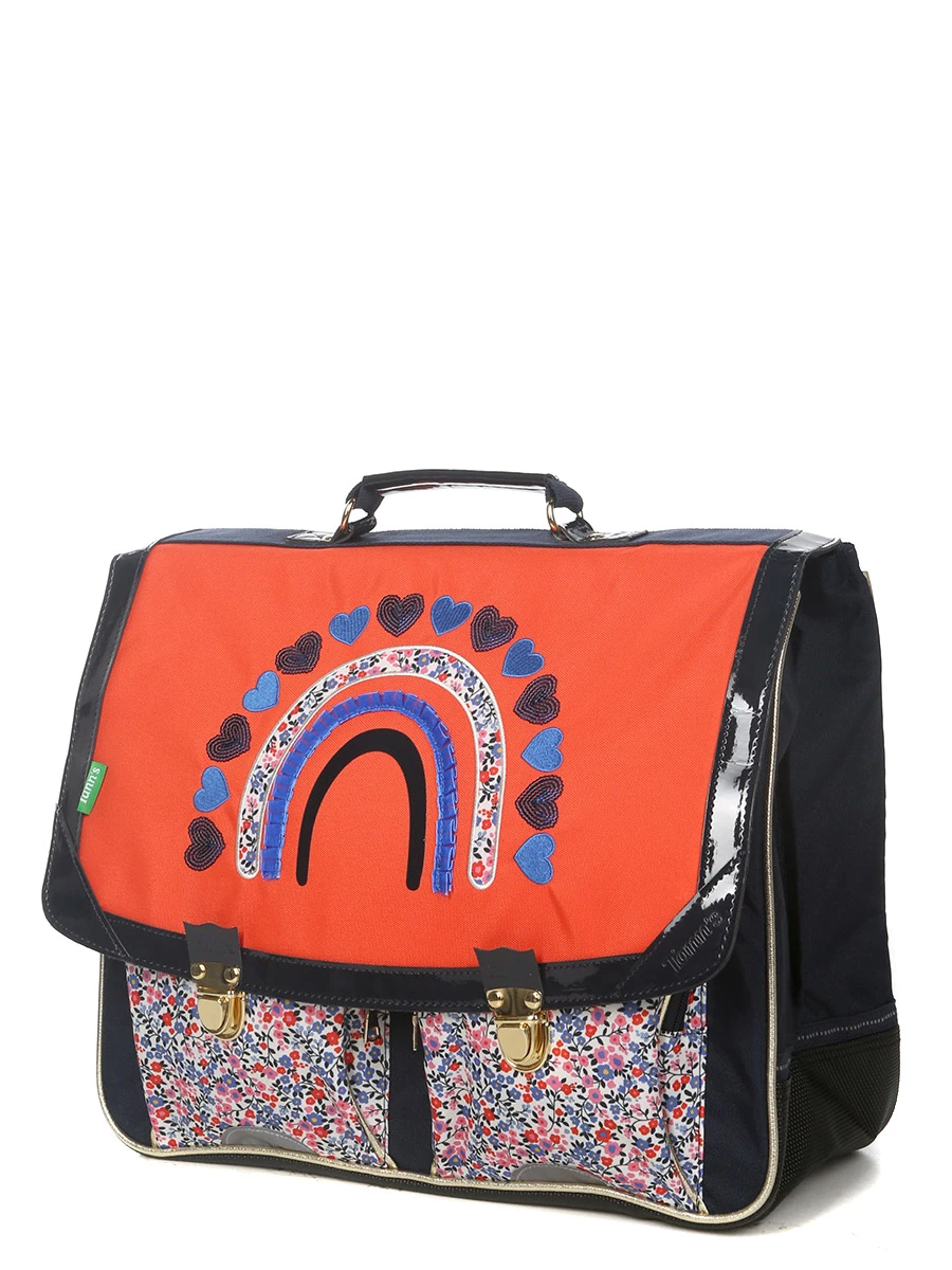 Cartable Tann's Jeanne 41 Cm - Sac à Dos Scolaire Léger et Résistant