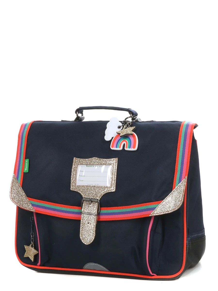 Cartable Scolaire Tann's Leila 38 Cm - Léger et Résistant - Multi-compartiments