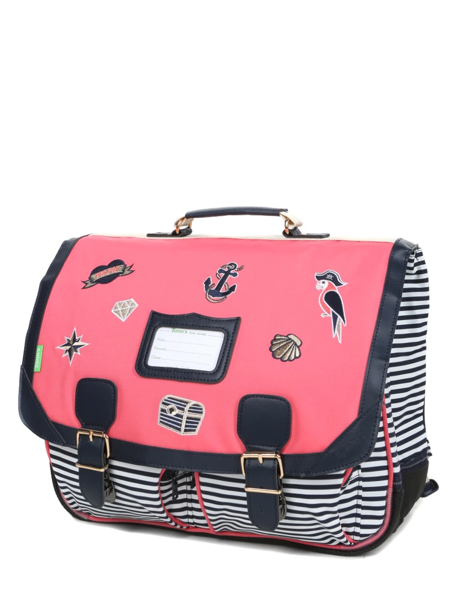 Cartable Tann's Enora 41 Cm - Cartable Scolaire Léger et Ergonomique