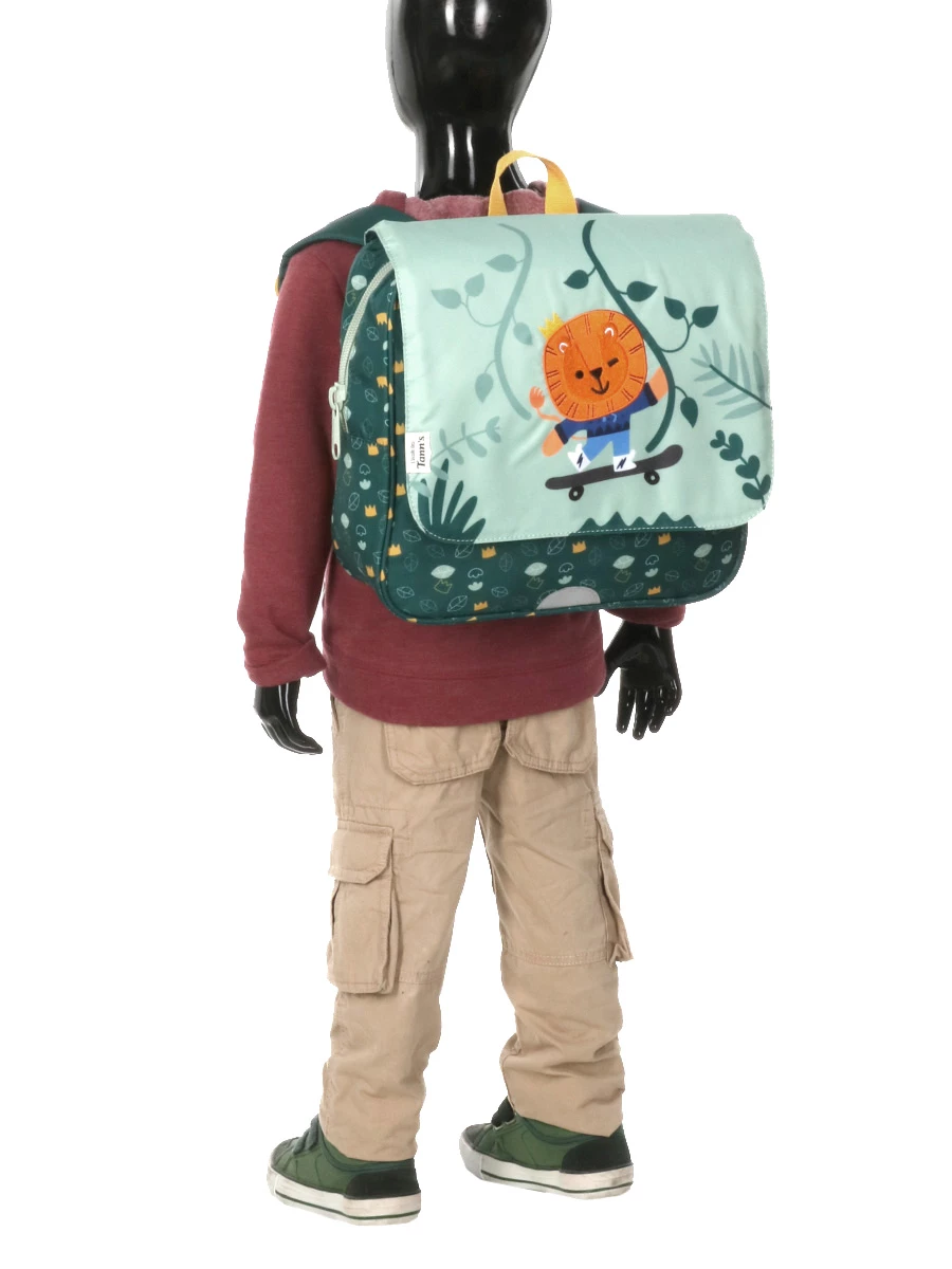 Cartable L'école Des Tann's Jungle 29 Cm - Sac à Dos Scolaire Léger et Résistant – Image 12