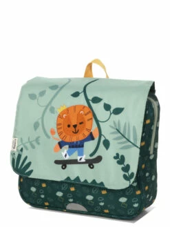 Cartable L'école Des Tann's Jungle 29 Cm - Sac à Dos Scolaire Léger et Résistant