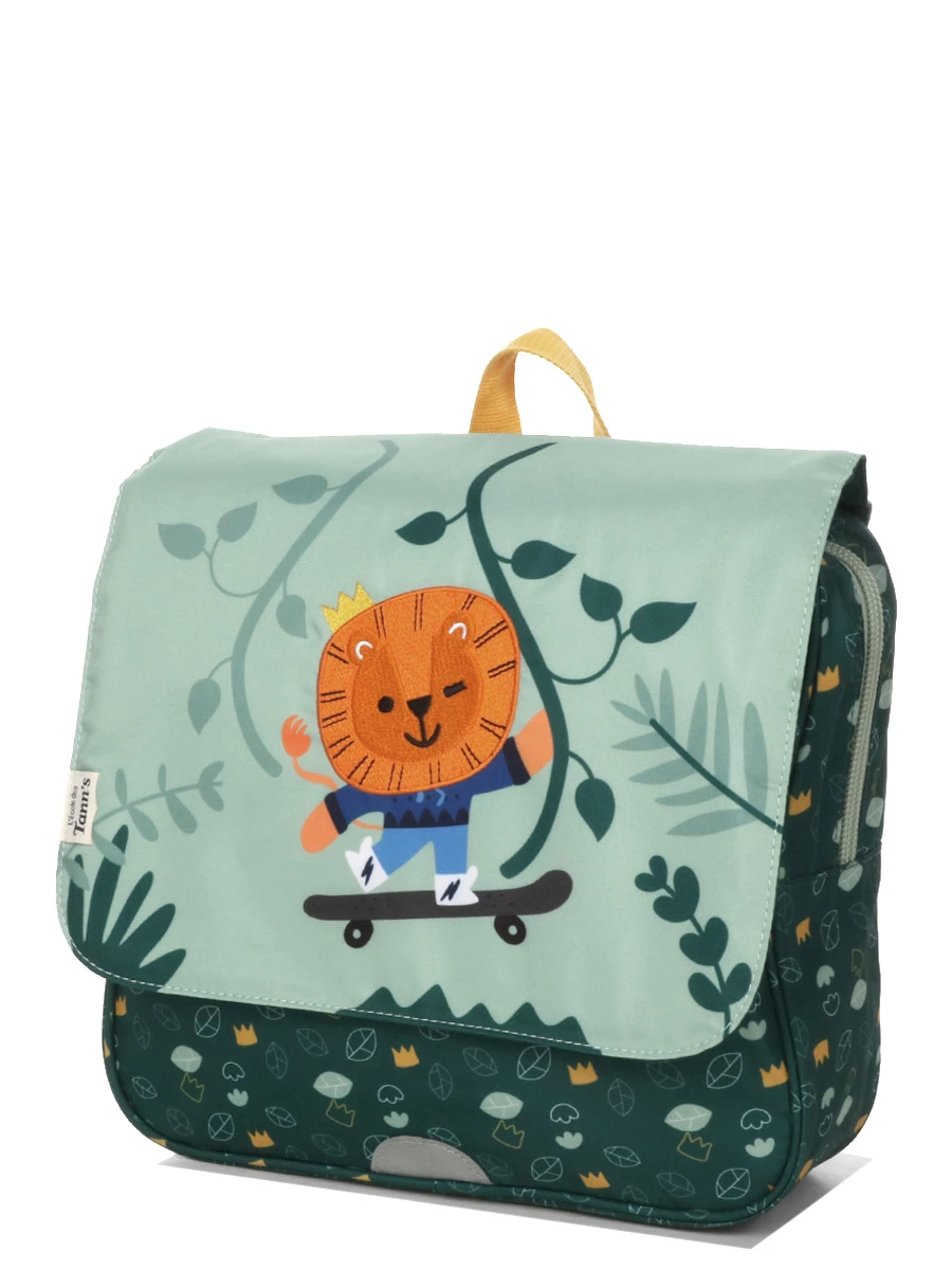 Cartable L'école Des Tann's Jungle 29 Cm - Sac à Dos Scolaire Léger et Résistant