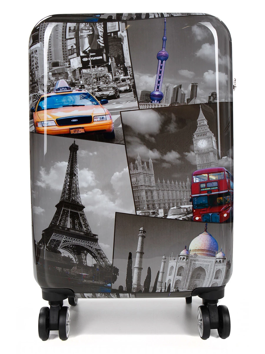 Ensemble 3 Valises Madisson Holiday Memories - Valises Légères et Résistantes pour Voyages – Image 3