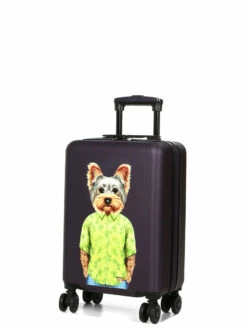Valise Aérial Pet Shop Yorkshire 55 Cm - Valise pour Chien de Race Yorkshire