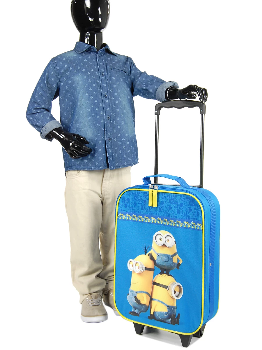 Valise Les Minions 48 cm - Valise pour Enfants avec Poignée, Design Amusant – Image 13