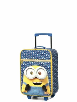 Valise Les Minions Bob 51 Cm - Valise Cabine pour Enfants avec Poignée - Idéale pour Voyages