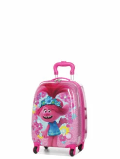 Valise Heys Les Trolls Poppy Flowers 46 Cm - Léger et Solide - Idéal pour Voyage