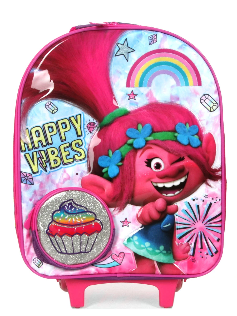 Valise Heys Les Trolls Poppy Vibes 47 Cm - Valise Cabine Design et Légère – Image 3