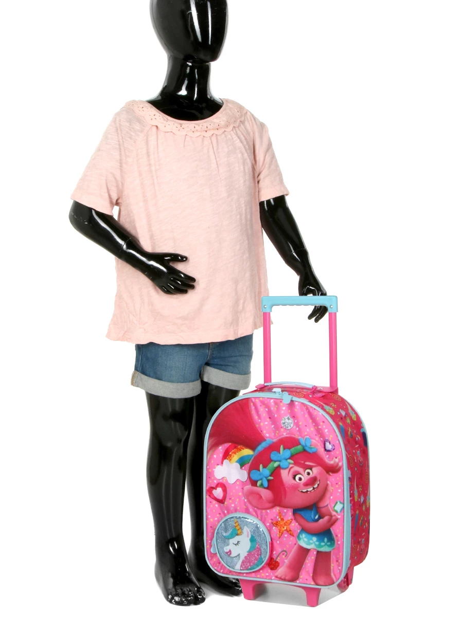 Valise Heys Les Trolls Poppy's Unicorn 47 Cm - Léger et Pratique pour Enfants – Image 14