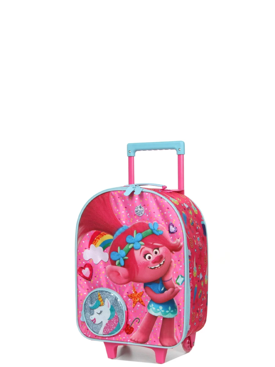 Valise Heys Les Trolls Poppy's Unicorn 47 Cm - Léger et Pratique pour Enfants