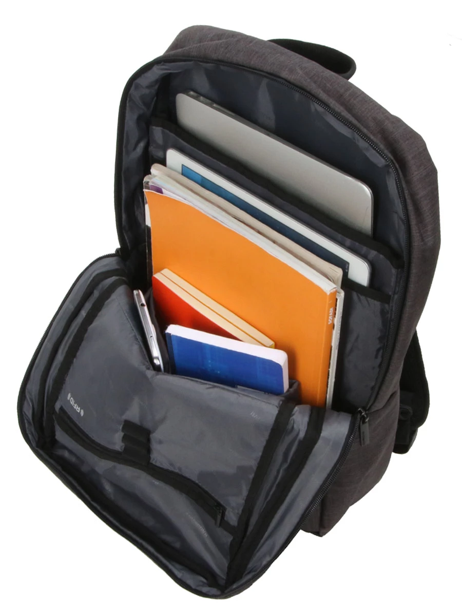 Sac à Dos Ordinateur Bagsmart Commuter Square 15.6 Pouces - Léger, Étanche et Ergonomique – Image 9