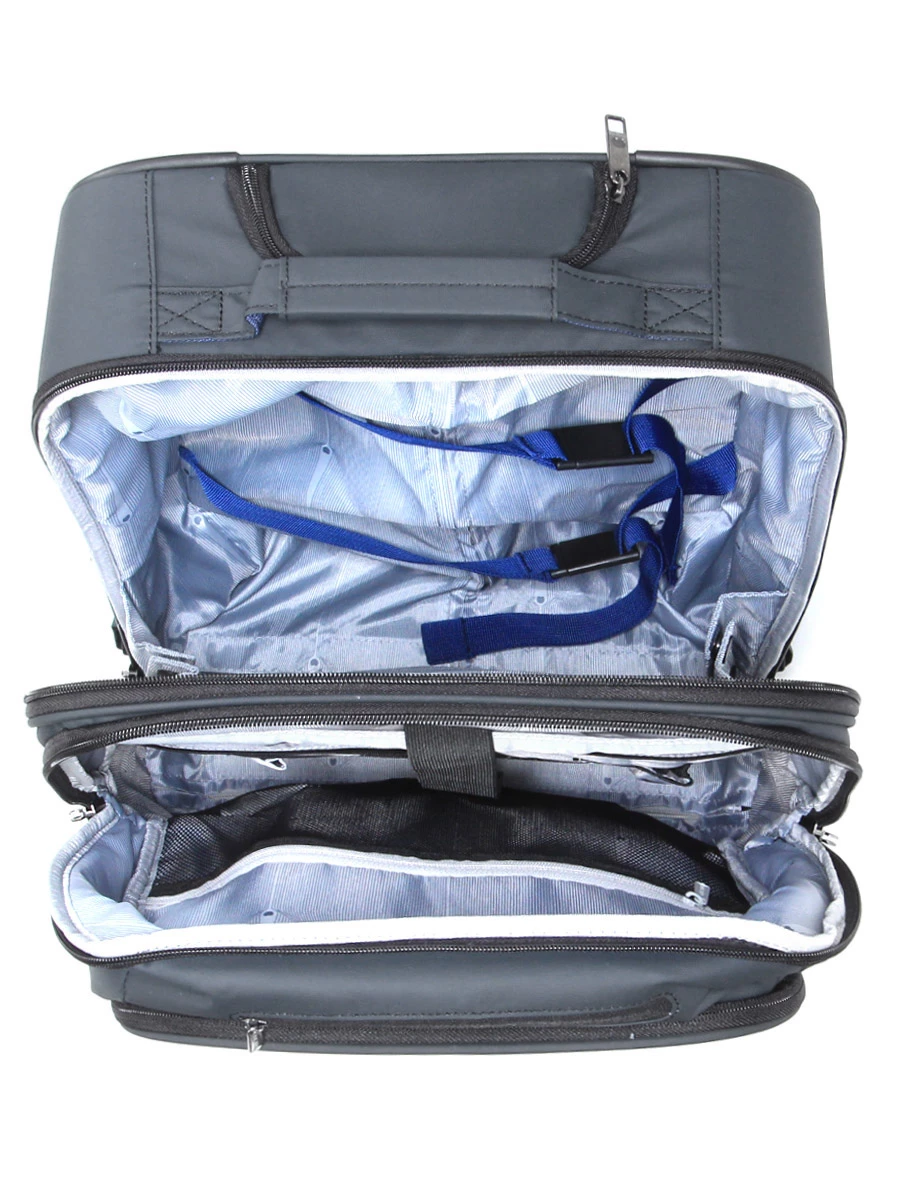 Sac à Dos Ordinateur à Roulettes Delsey Parvis Plus WPS Imperméable 17.3 Pouces - Noir – Image 12