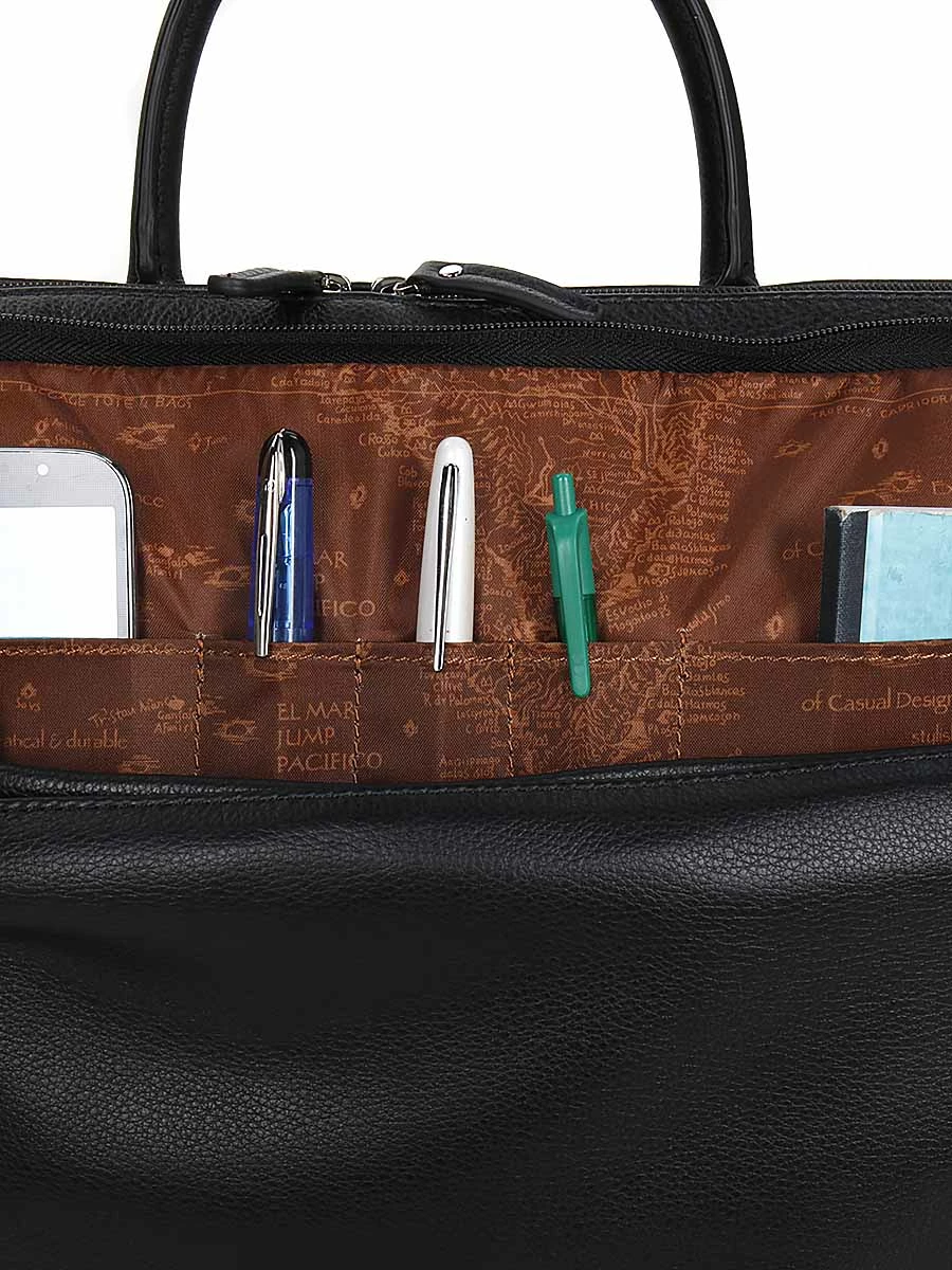 Sacoche Ordinateur JUMP Uppsala Cuir 17 Pouces - Élégance et Fonctionnalité – Image 11